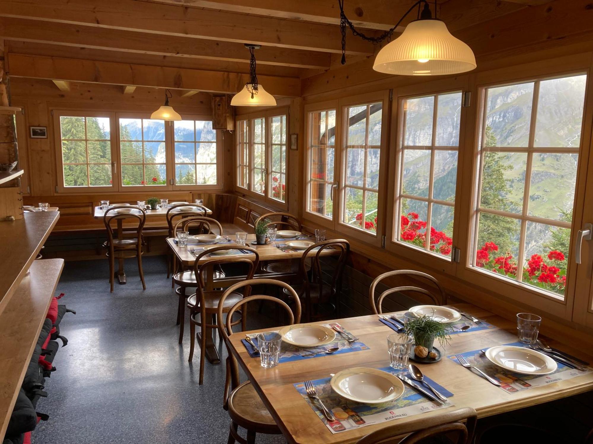 Berggasthaus Tschingelhorn Hotell Stechelberg Exteriör bild